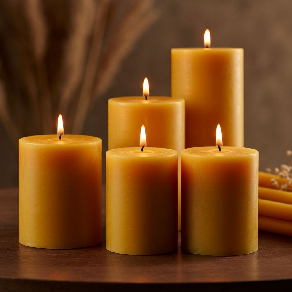 Beeswax Candle Set